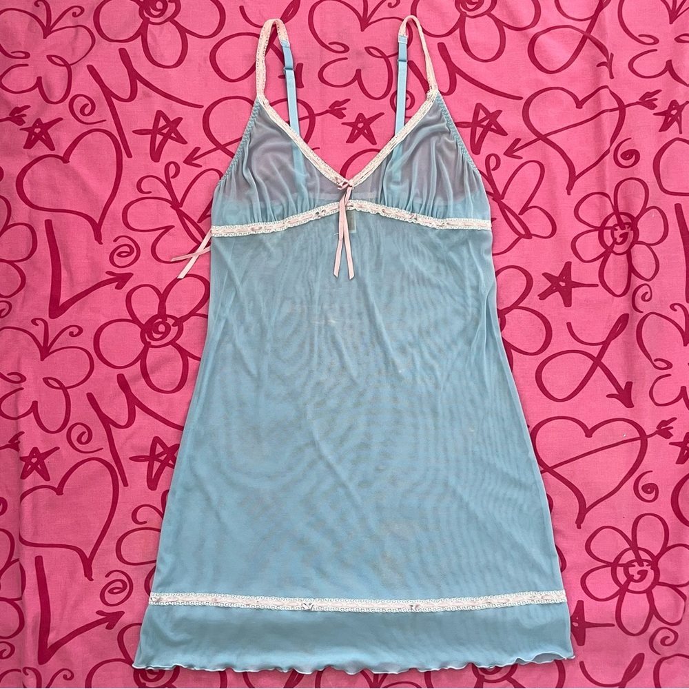 Donna L'oren lace embroidered chemise medium